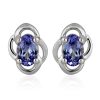 Tanzanite white gold earrings GWTZE84353-0