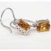 Citrine dangling earrings GWER83354-1632