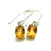 Citrine dangling earrings GWER83354-1631