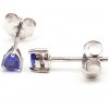 Tanzanite teardrop stud earrings GWTZE84358-1663