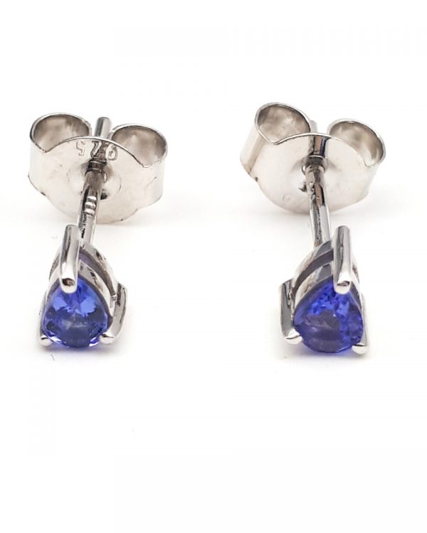 Tanzanite teardrop stud earrings GWTZE84358-1662