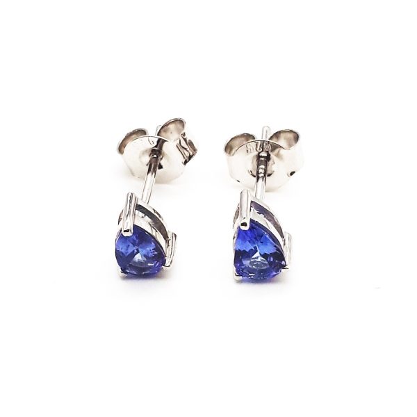 Tanzanite sterling silver earrings GWTZE84360-1859