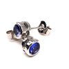 Tanzanite bezel set earrings GWTZ84366-1792