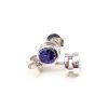 Tanzanite bezel set earrings GWTZ84366-0