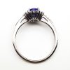 Tanzanite and cubic zirconia ring GWR84073-1716