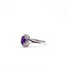 Amethyst and cubic zirconia ring GWR84071-0