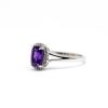 Tanzanite and cubic zirconia ring GWTZR84082-2041