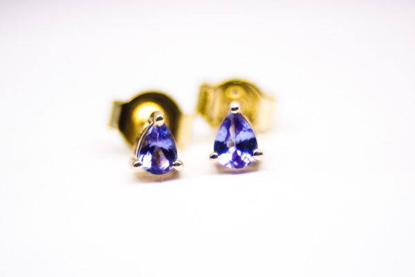 Tanzanite gold earrings GWTZE84345-1011