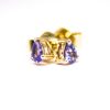 Tanzanite gold earrings GWTZE84345-1012