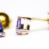 Tanzanite gold earrings GWTZE84345-1013