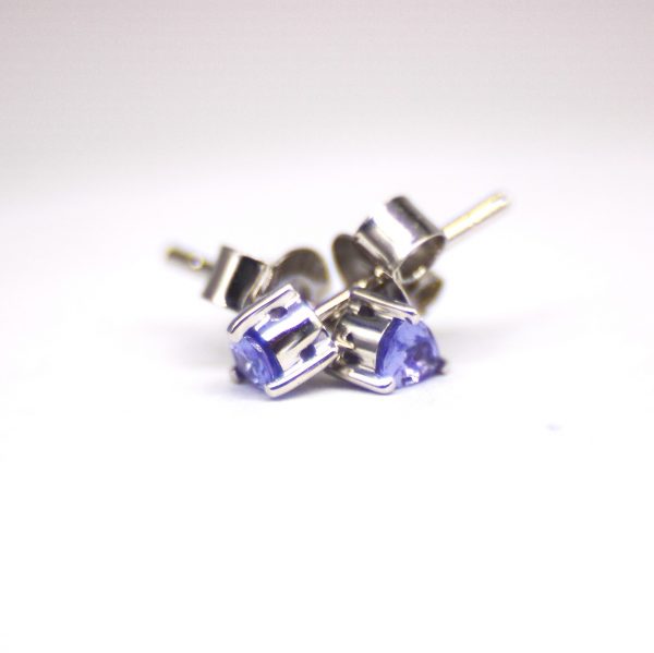 Tanzanite teardrop stud earrings GWTZE84358-1124