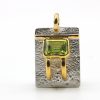 Peridot Silver pendant GWP006-0