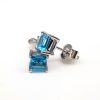 Blue topaz sterling silver earrings GWER87208-2123