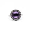 Sterling silver amethyst ring GWR88659 -2092