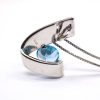 Blue topaz Sterling silver pendant GWP89681-1250