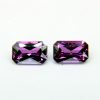 Purple Garnet Octagon radiant cut pairs-534