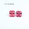 Redish Pink Spinel Square/ Asher cut Octagon pair 1.3 ct.5mm PSPIN0035A-2334