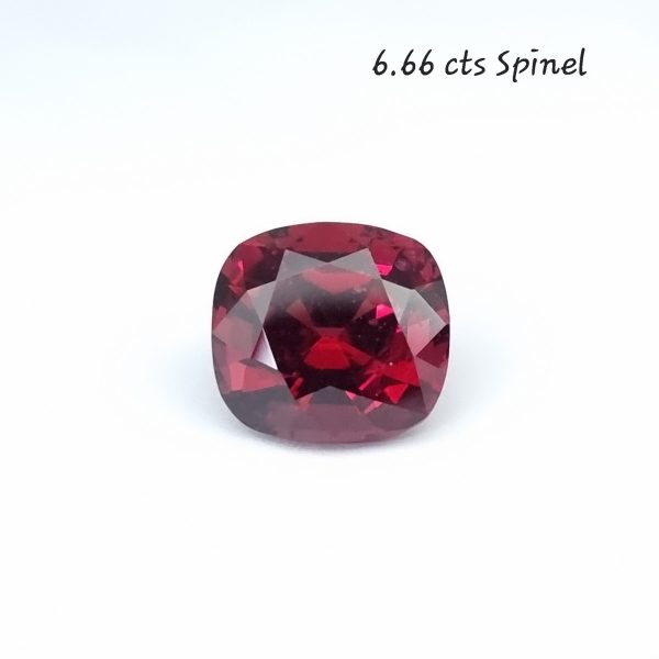 Red Spinel Square Cushion 6.66cts SPIN33-2320