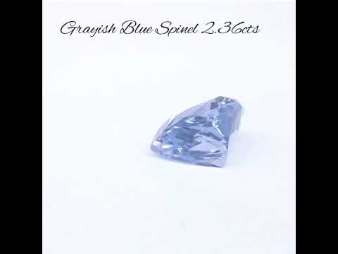 Grayish Violet Blue Spinel 2.36cts SSS0009-922