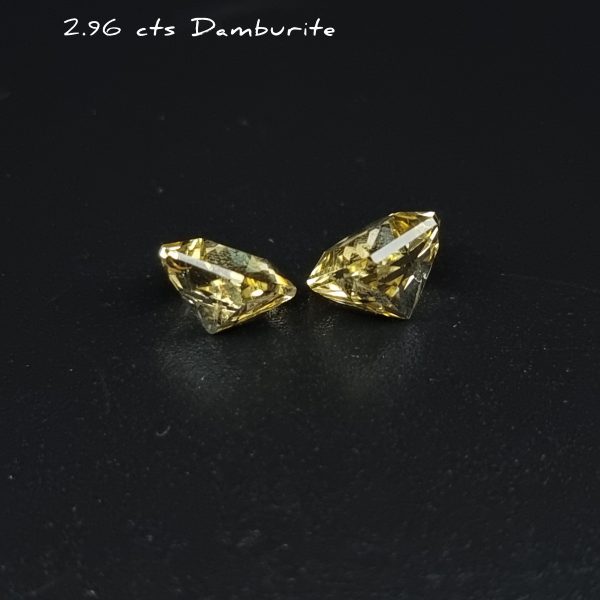 2.96 Cts Asher Cut Yellow Damburite-2461