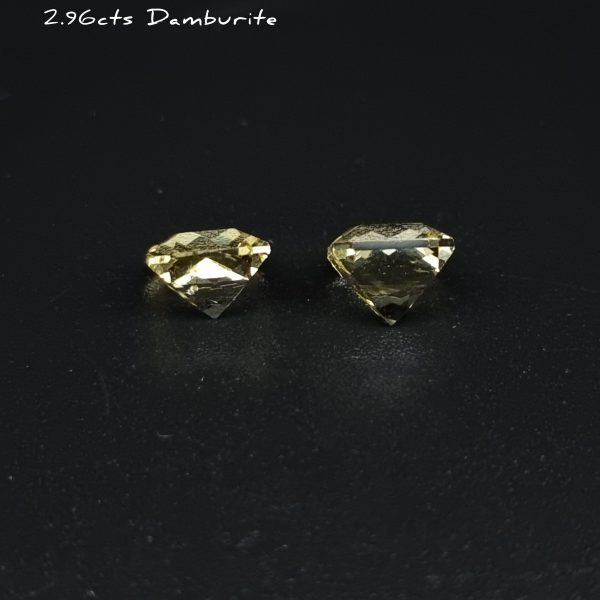 2.96 Cts Asher Cut Yellow Damburite-2460